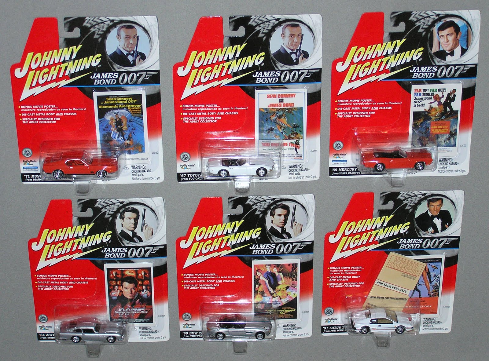johnny lightning james bond car collection