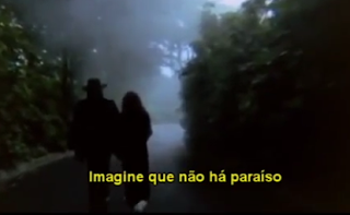 Imagem do clip da música Imagine, de Lennon