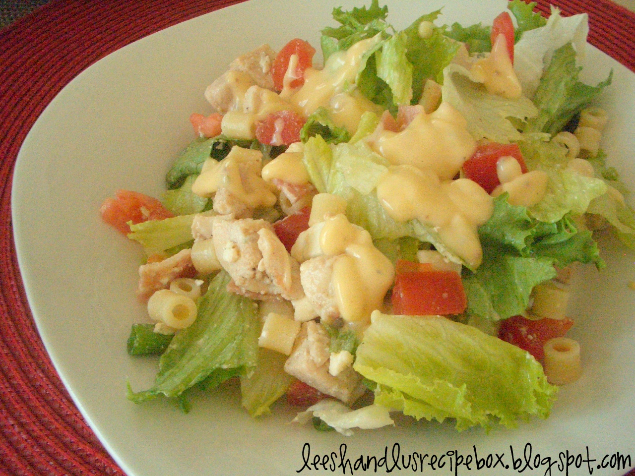 Leesh & Lu's Recipe Box Chicago Chopped Salad