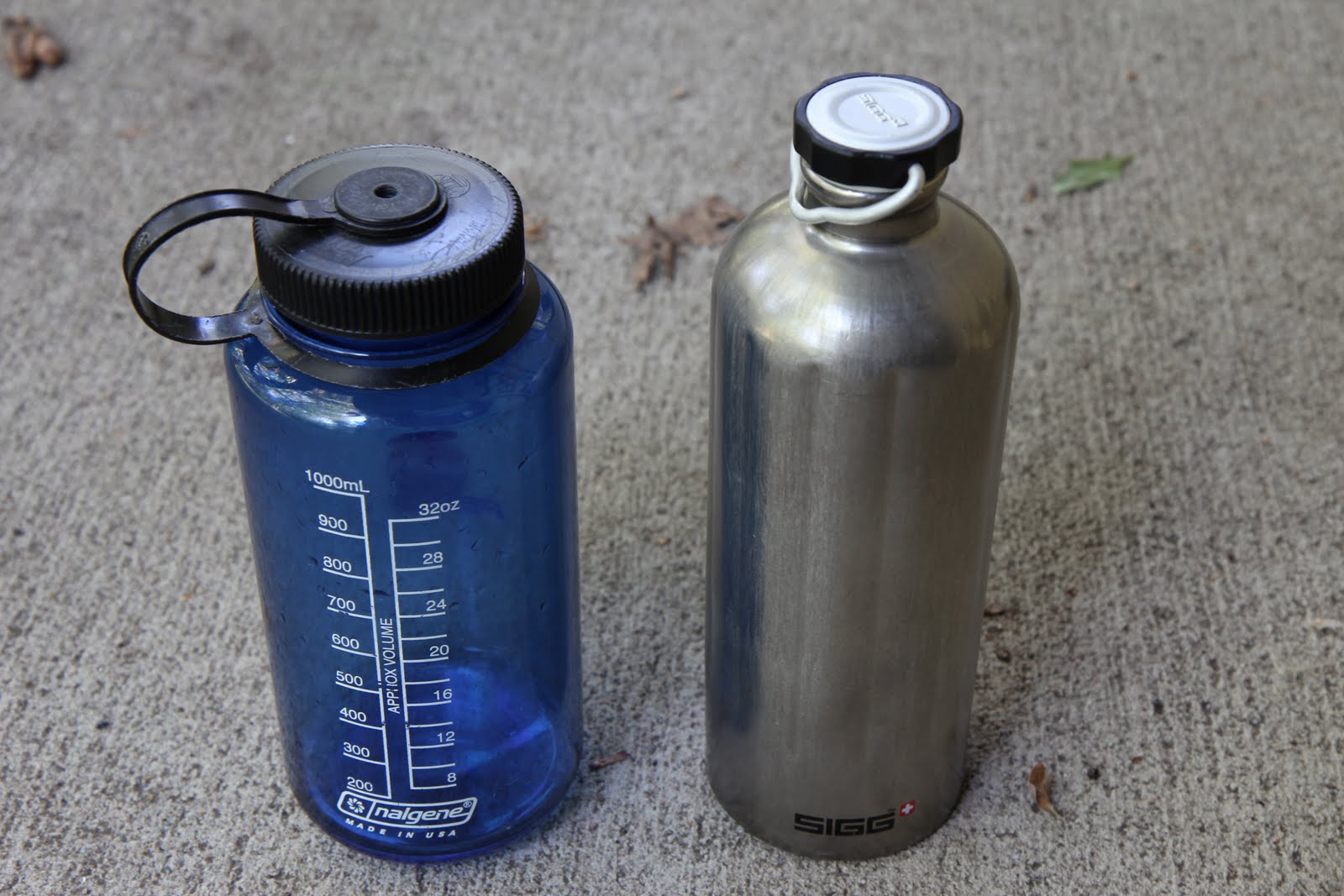 James' Ordinary Guy Reviews SIGG bottles vs. Nalgene Bottles