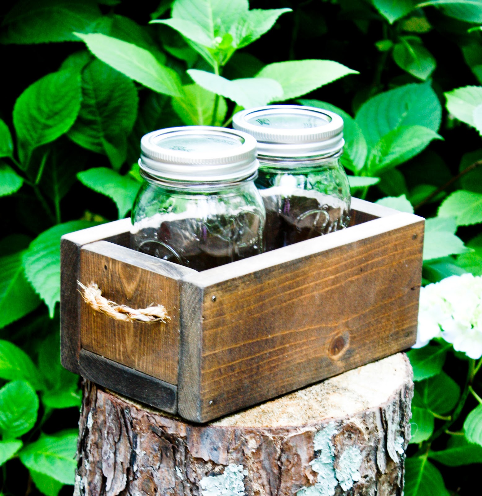 Hoot Designs Vintage Inspired Mason Jar Box
