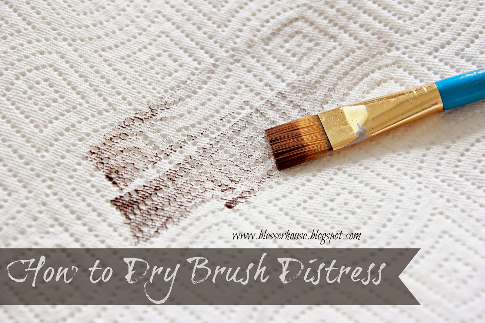 4 Thrifted Frames, 1 Easy Distress Technique Bless'er House