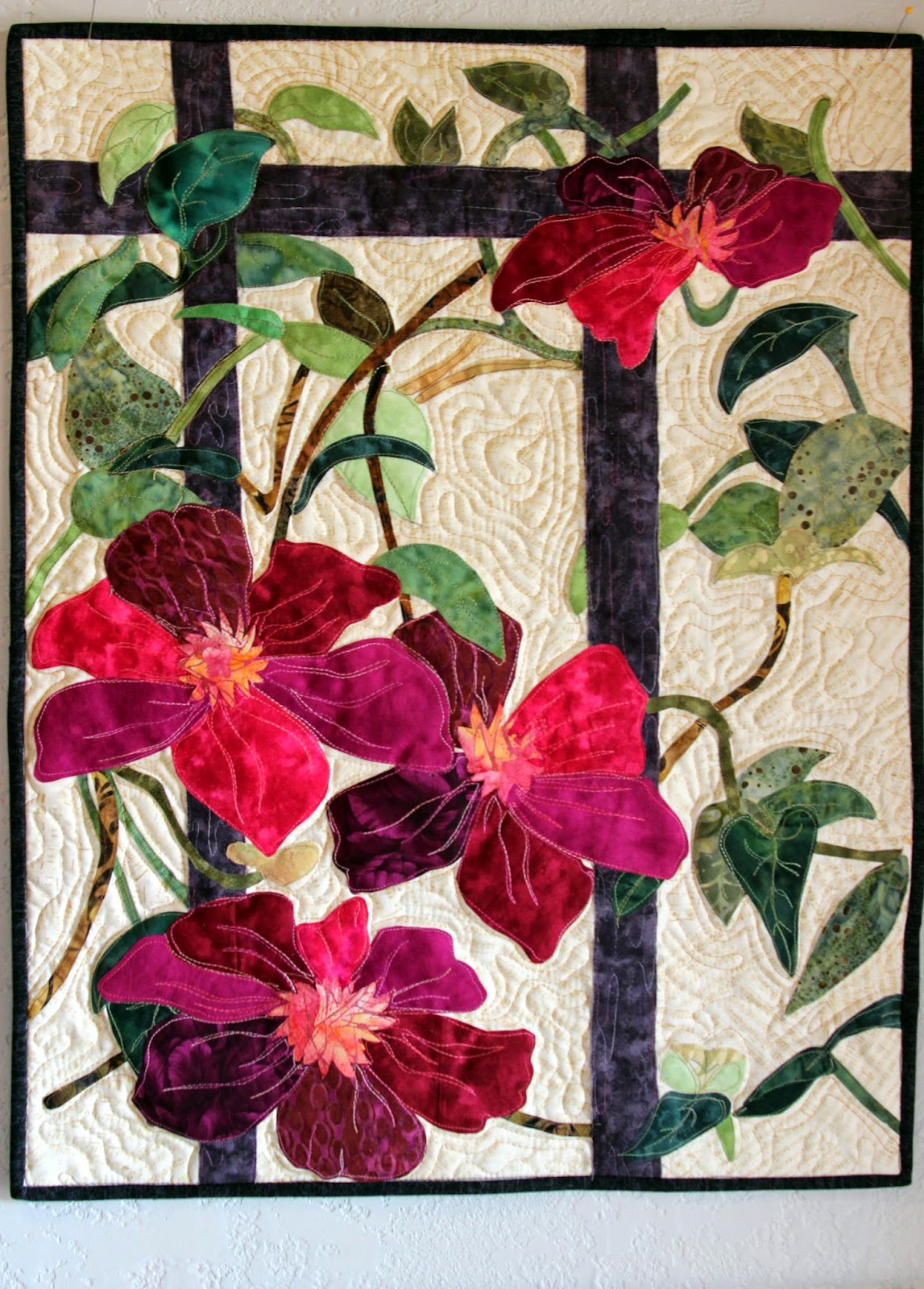 Pin by Sheila Thijssen on kırk yama Flower quilts, Art quilts