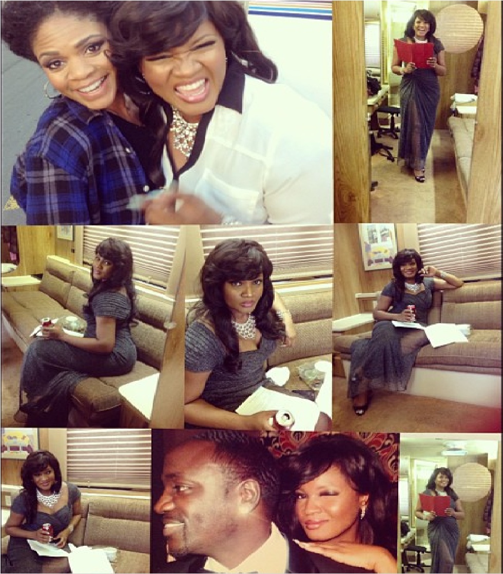Photos Of Omotola Jalade At Her Us Tv Show Hit The Floor