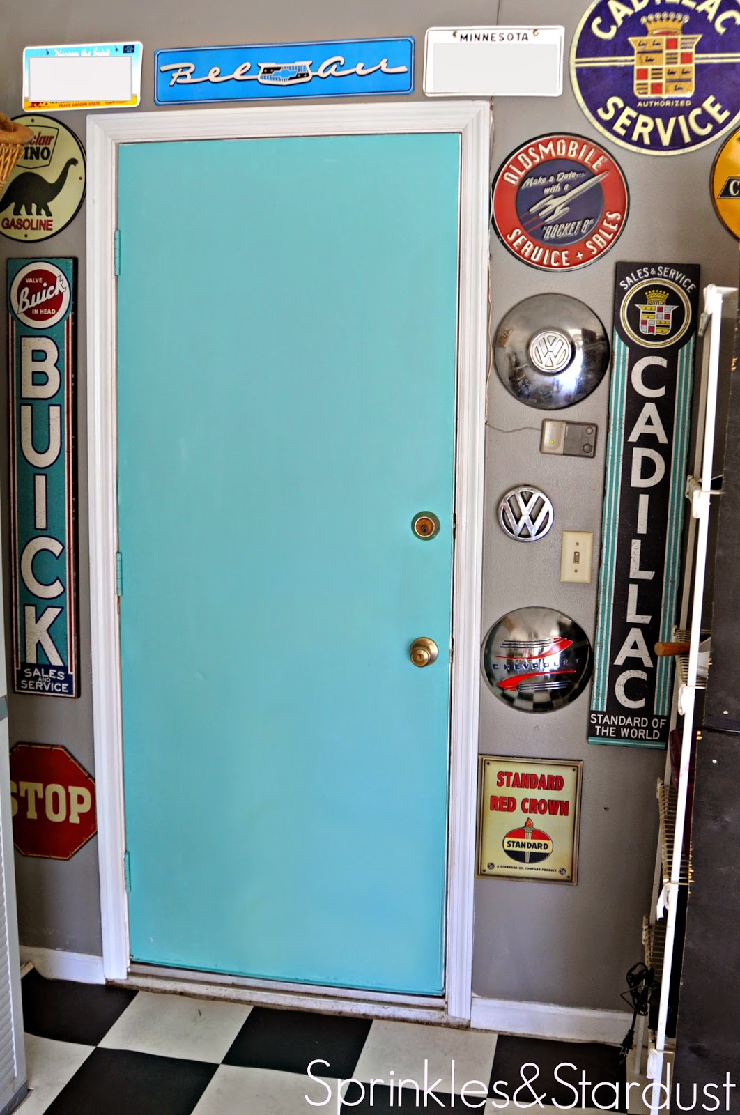 Sprinkles&Stardust Garage entry makeover!