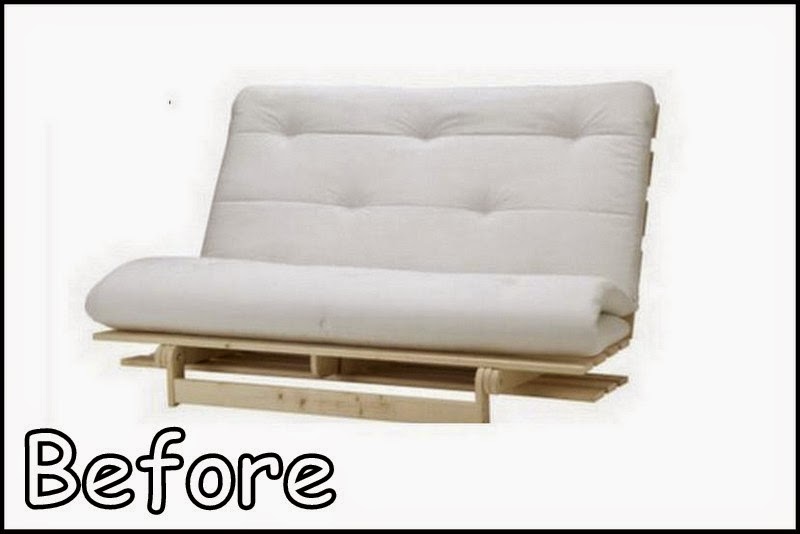 Dollar Store Crafter Ikea Futon Hack