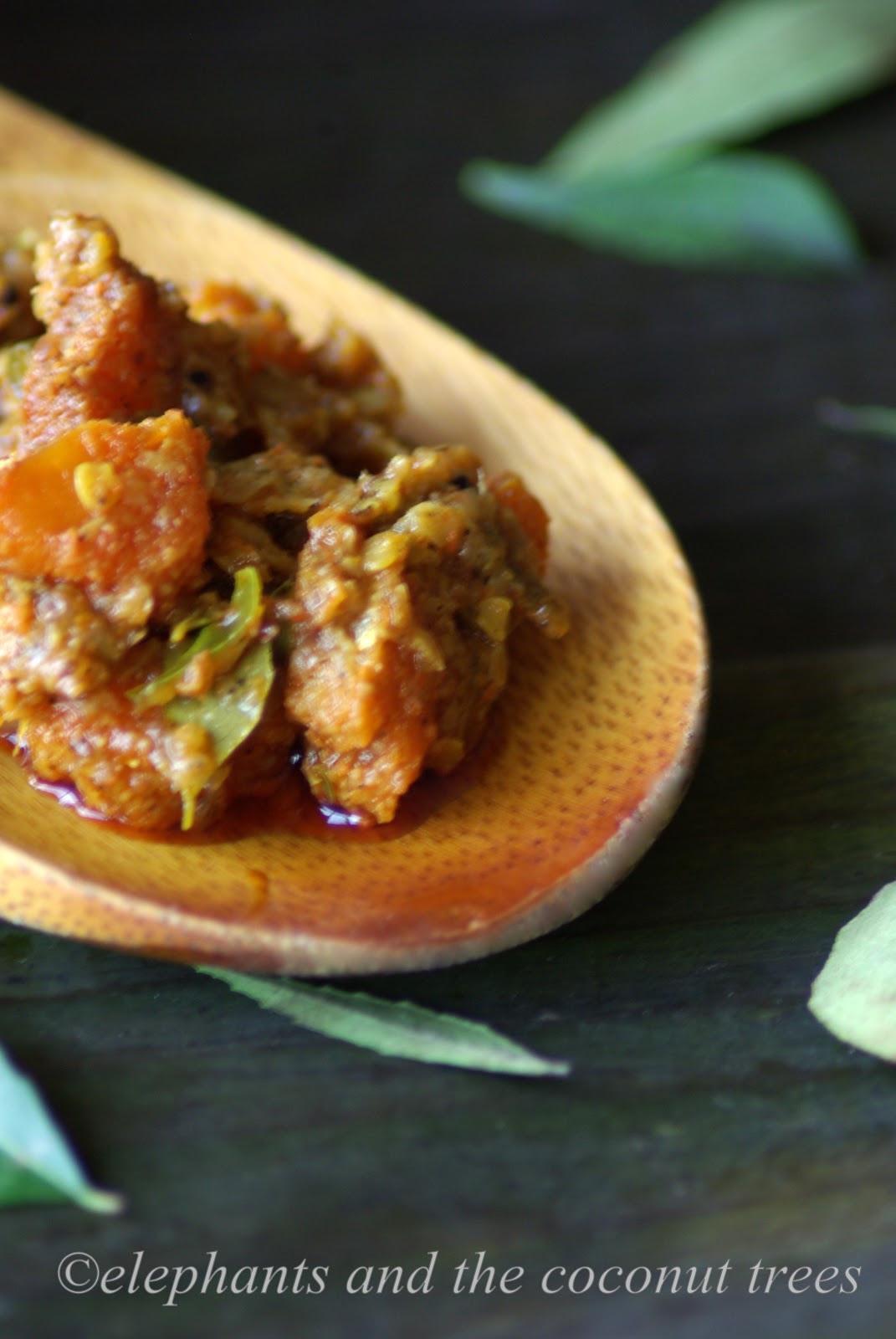 elephants and the coconut trees Fish pickle / Meen achar Kerala