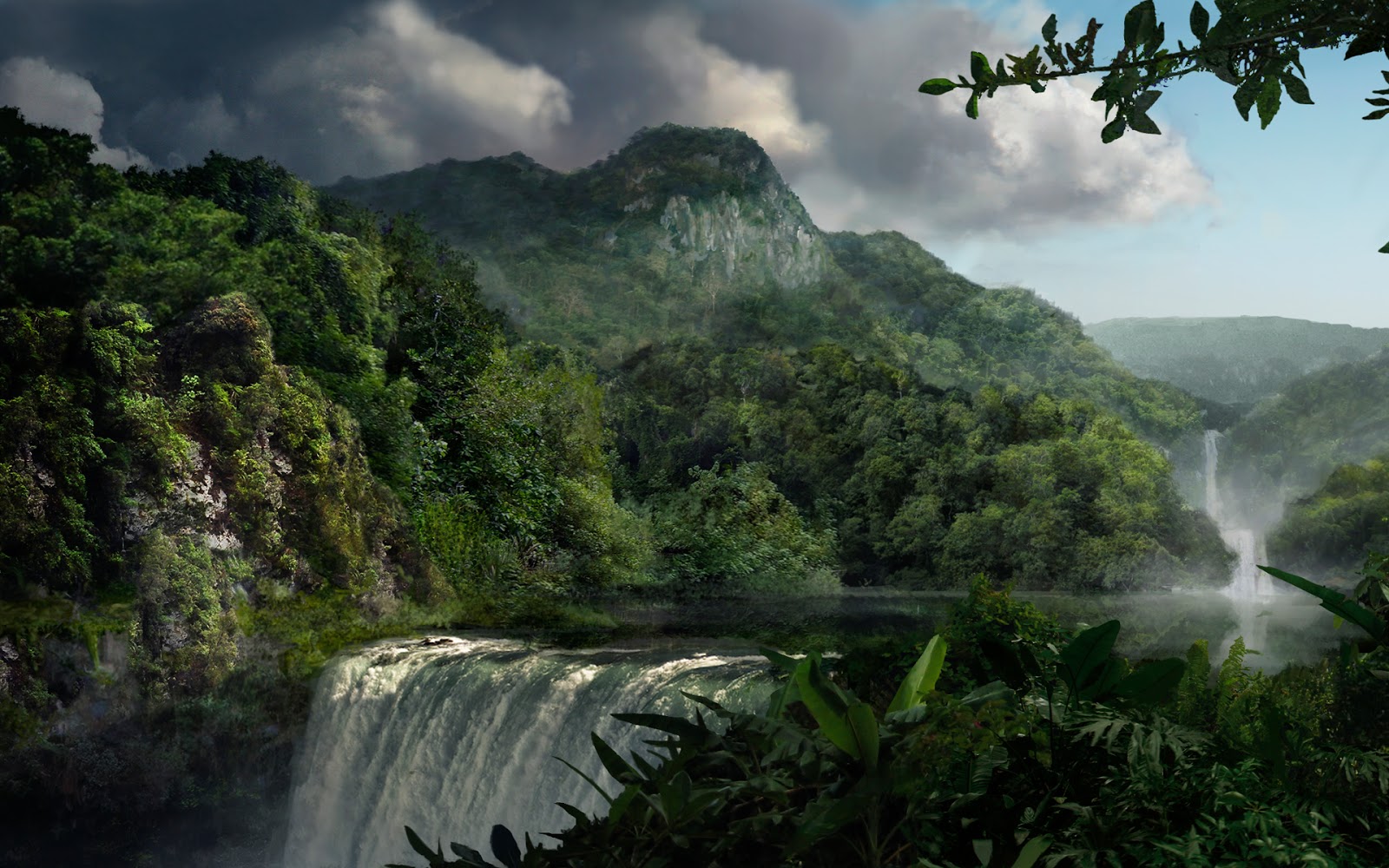 Tropical Waterfall HD Wallpapers | HD WALLPAPERS