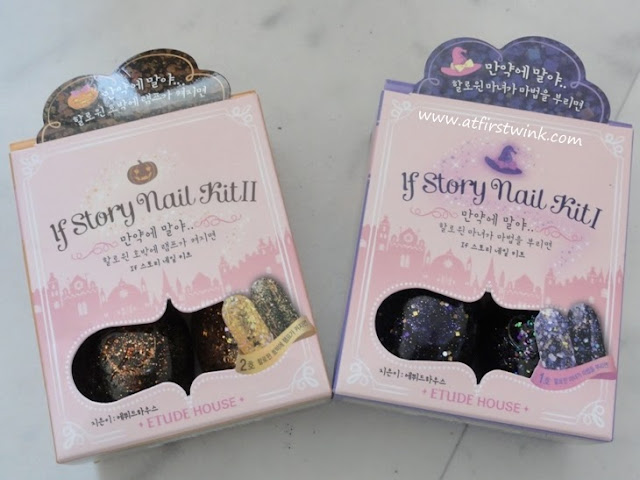 Etude House If Story Nail Kit 1 and 2 - Halloween edition