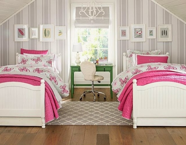 Cuartos pequeños para hermanas adolescentes - Ideas para decorar