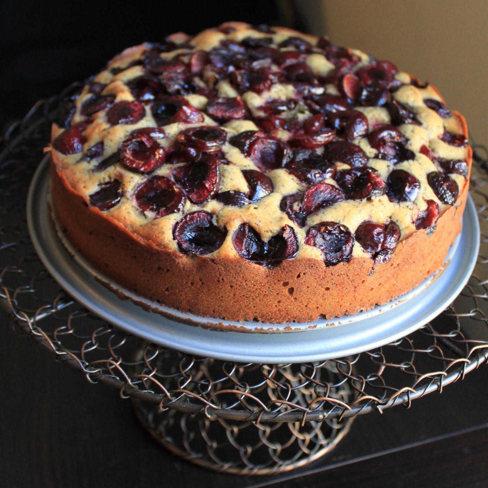 Life's Too Short to Skip Dessert Cherry Poppy Seed Cake
