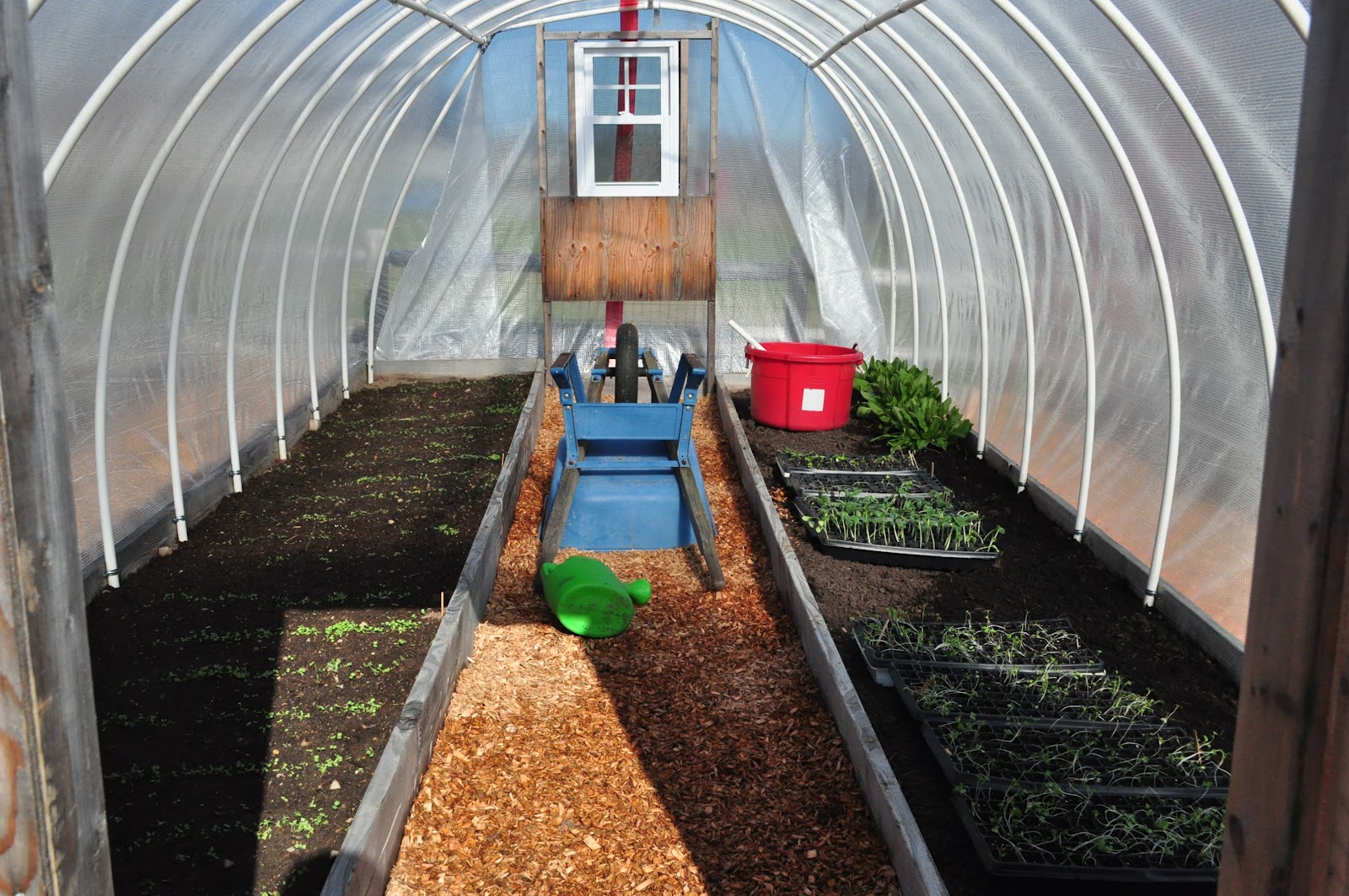 Little Harbour School Garden: Building the Hoop House