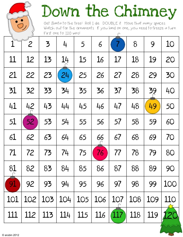 Doubles Math Games Printable