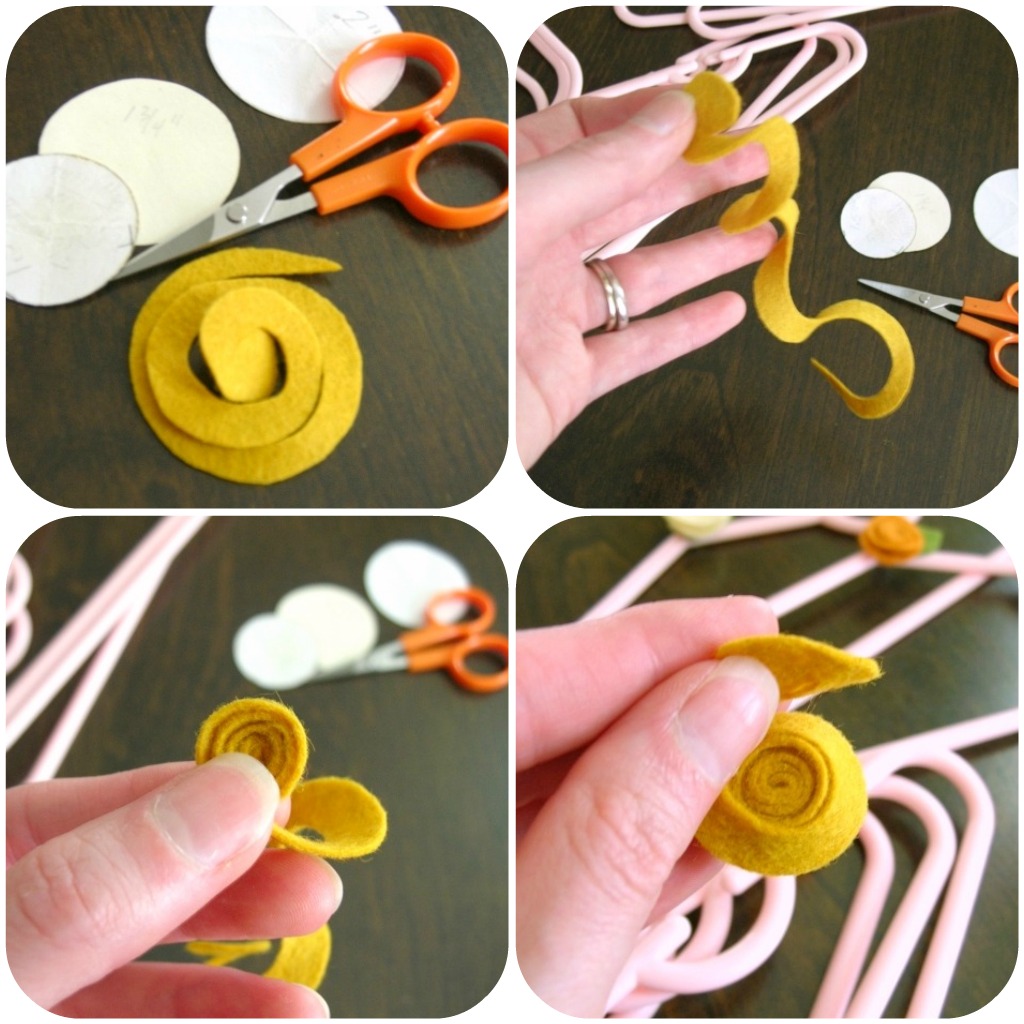 ORDINARY MOMMY DESIGN DIY Fancy Baby Girl Dress Hangers & Rosette