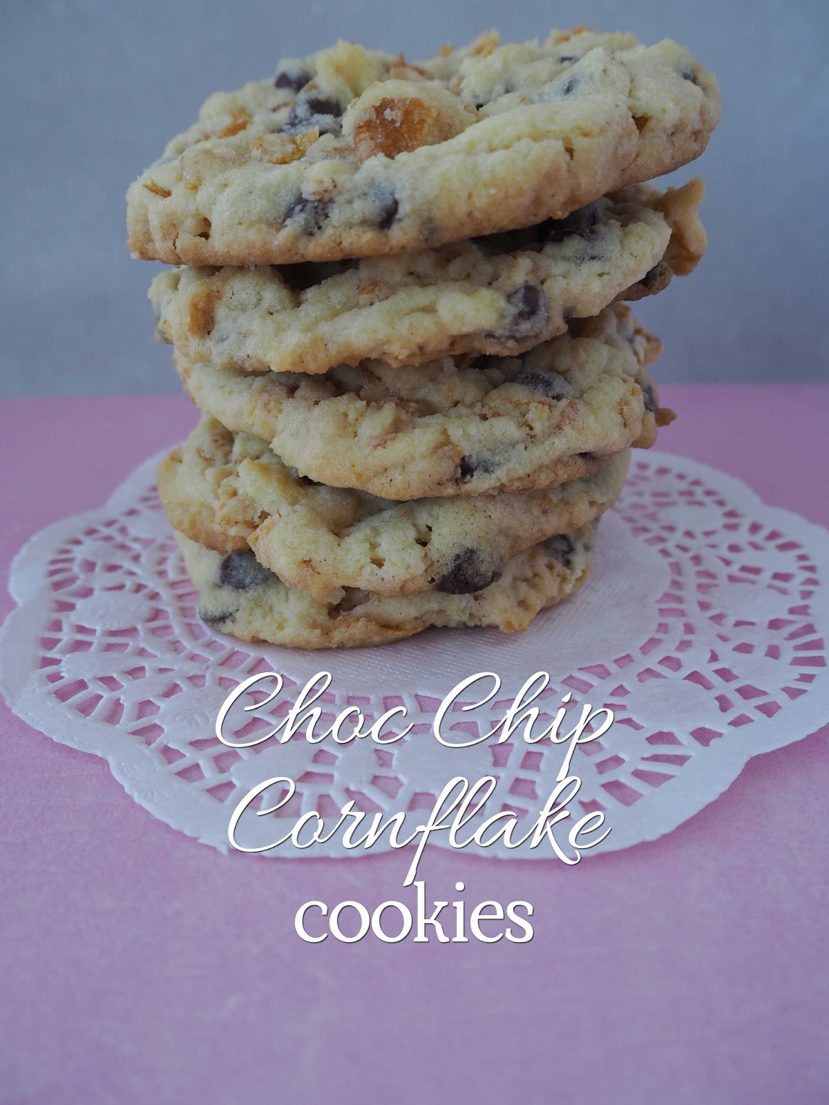 Choc Chip Cornflake Cookies Life Behind The Purple Door