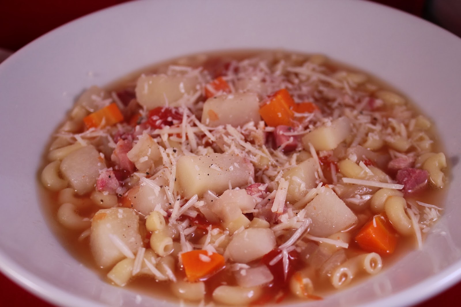 Delicious Dishings Soup Sundays Pasta And Pancetta Soup