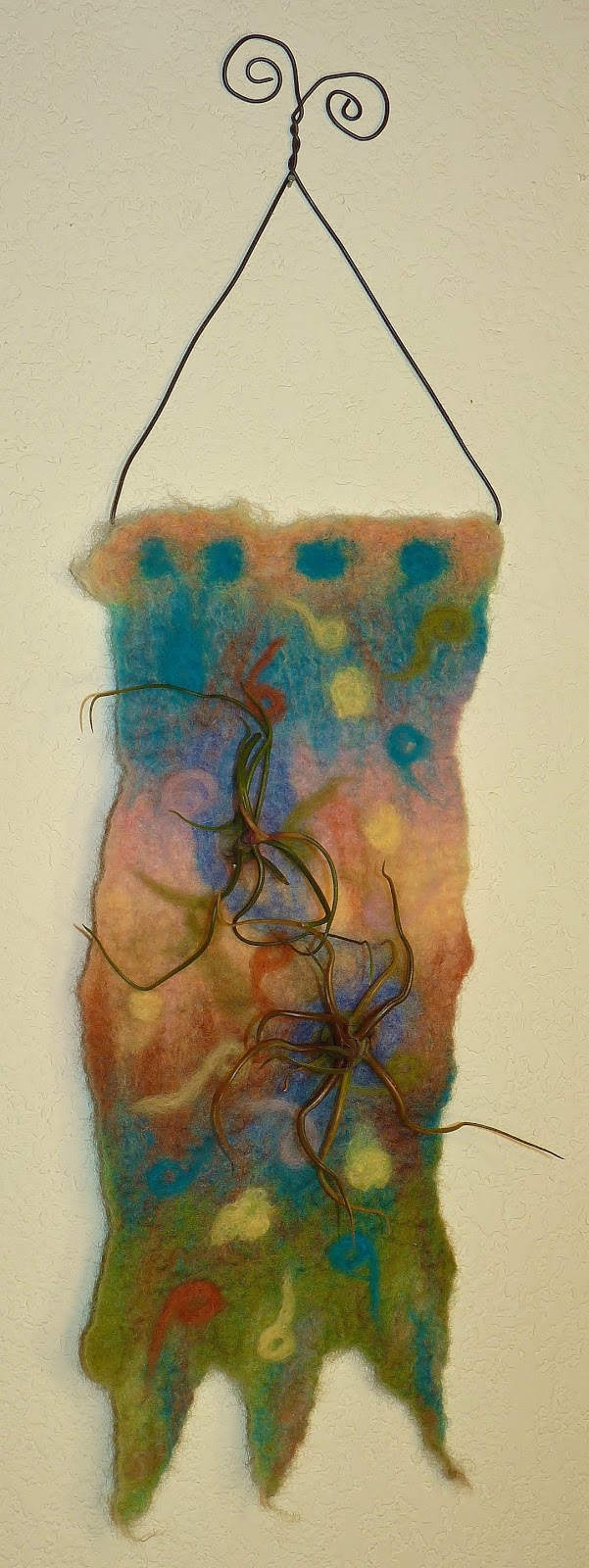 Lisa's Felted Art ***Vertical Garden Wall Hangings***