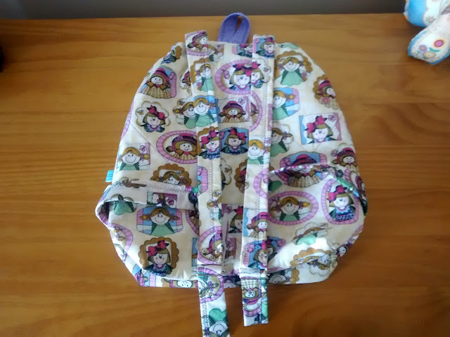 Mochila infantil em tecido | @ateliemadrica