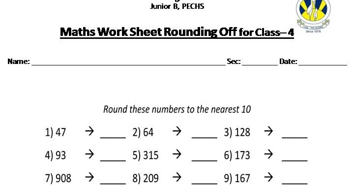 The City School: Worksheets