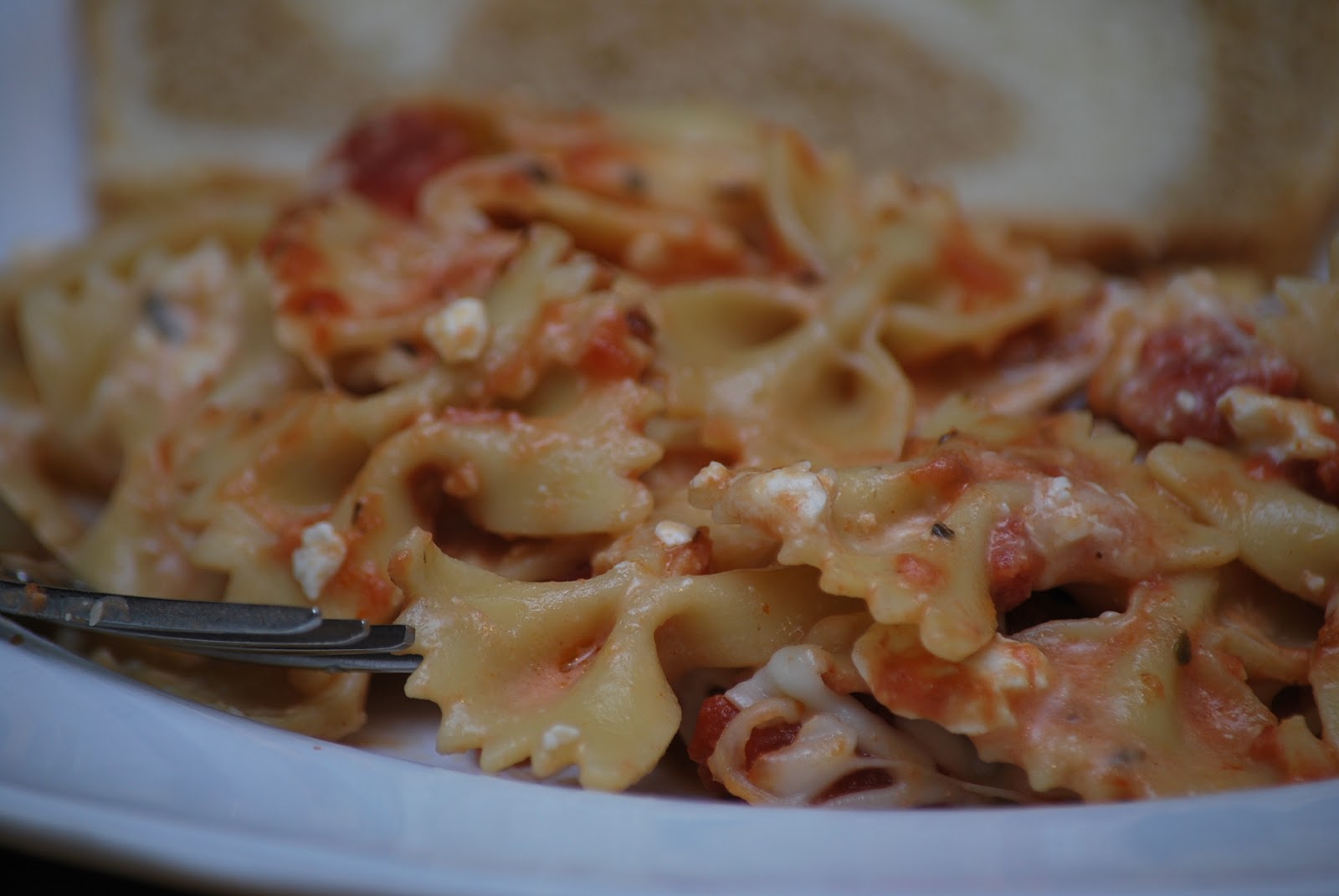 My story in recipes Baked Bow Tie Pasta