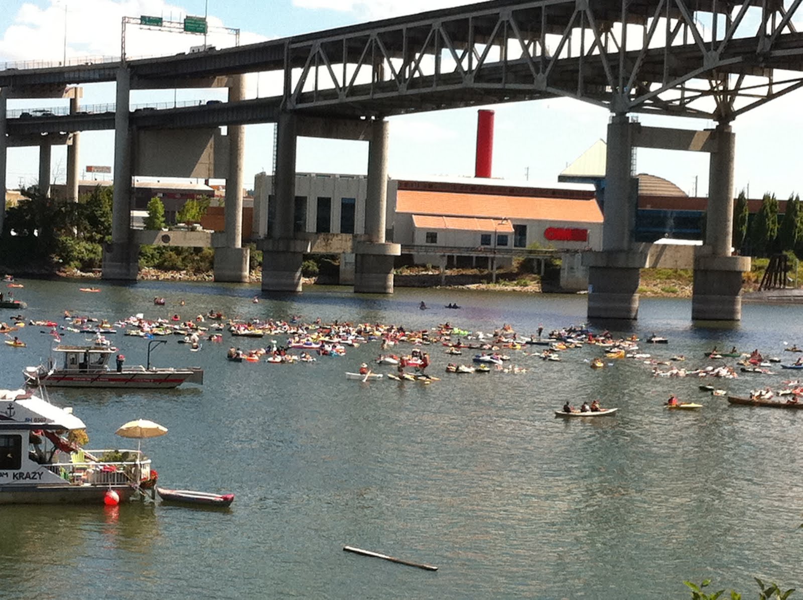 South Waterfront blog The first ever Big Float