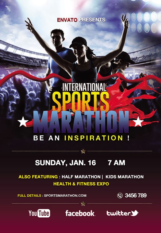 sports event flyer