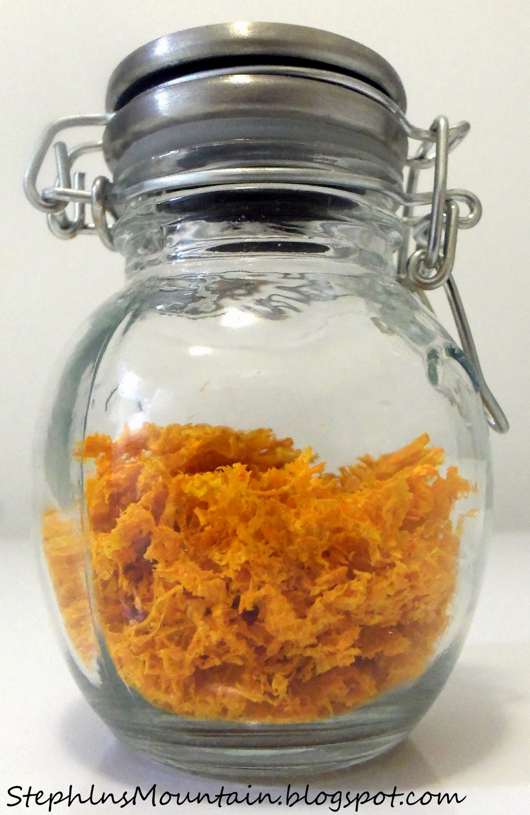 Stephlin's Mountain How to Make and Store Your Own Dried Orange Zest