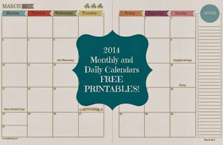 2014 creative calendar ideas