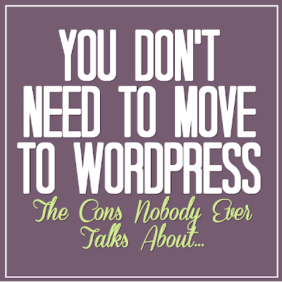 You don't need to move to Wordpress