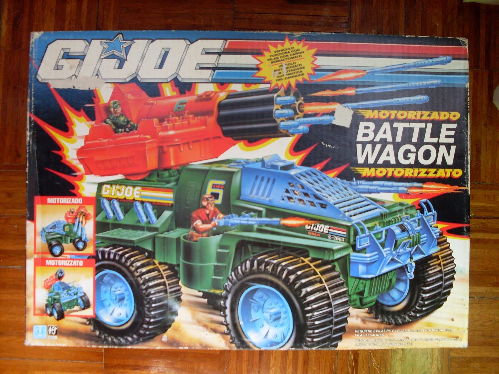 MERCADILLO DE JUGUETES GIJOE GI JOE BATTLE WAGON