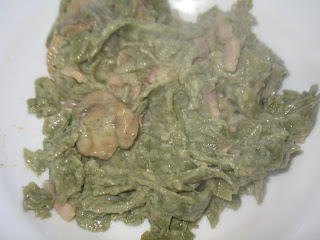Tallarines con alga de wakame