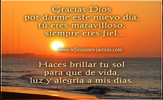 Gracias Dios por darme este nuevo día Oración de agradecimiento,