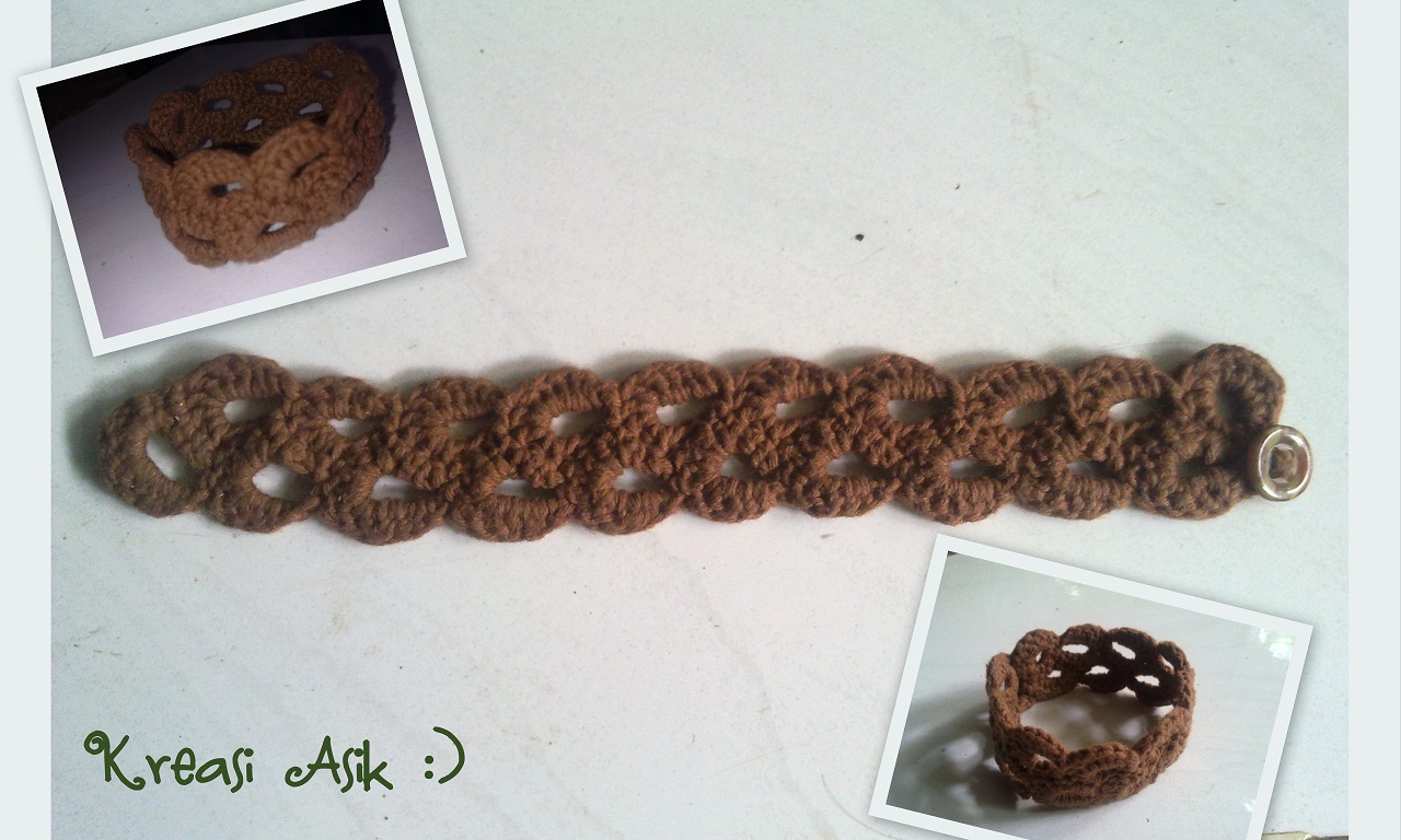 Tutorial Rajut Gelang | gelang rajut pre order kreasi asik Tutorial Rajut Gelang | gelang rajut pre order kreasi asik