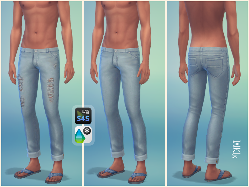 Sims 3 Low Rise Jeans