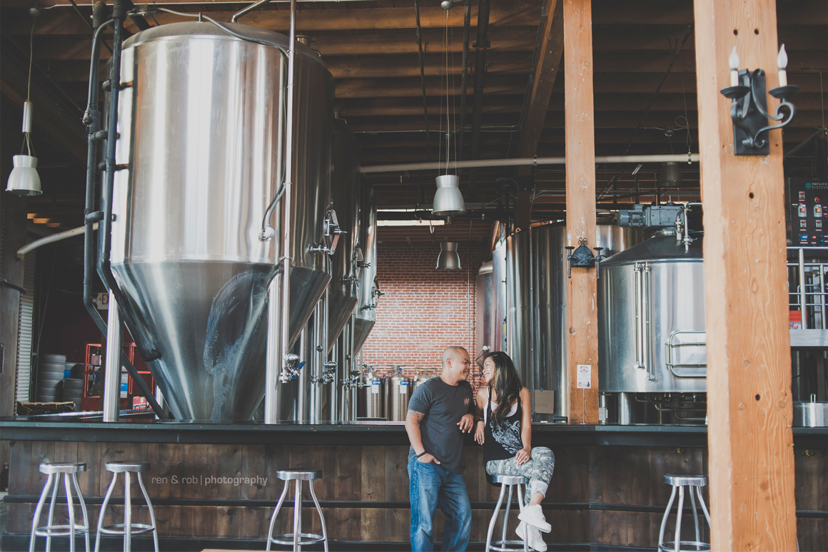Brewery engagement photos Beer engagement photos, Wedding engagement
