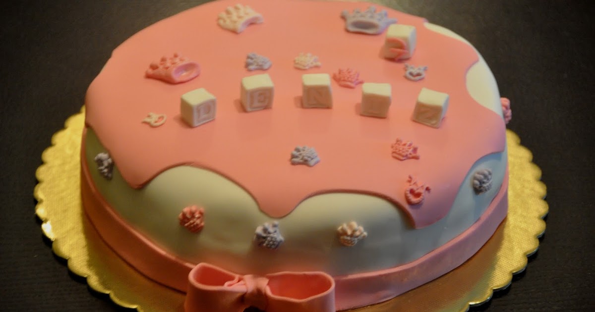 Zencefil Prenses Taçlı Pasta