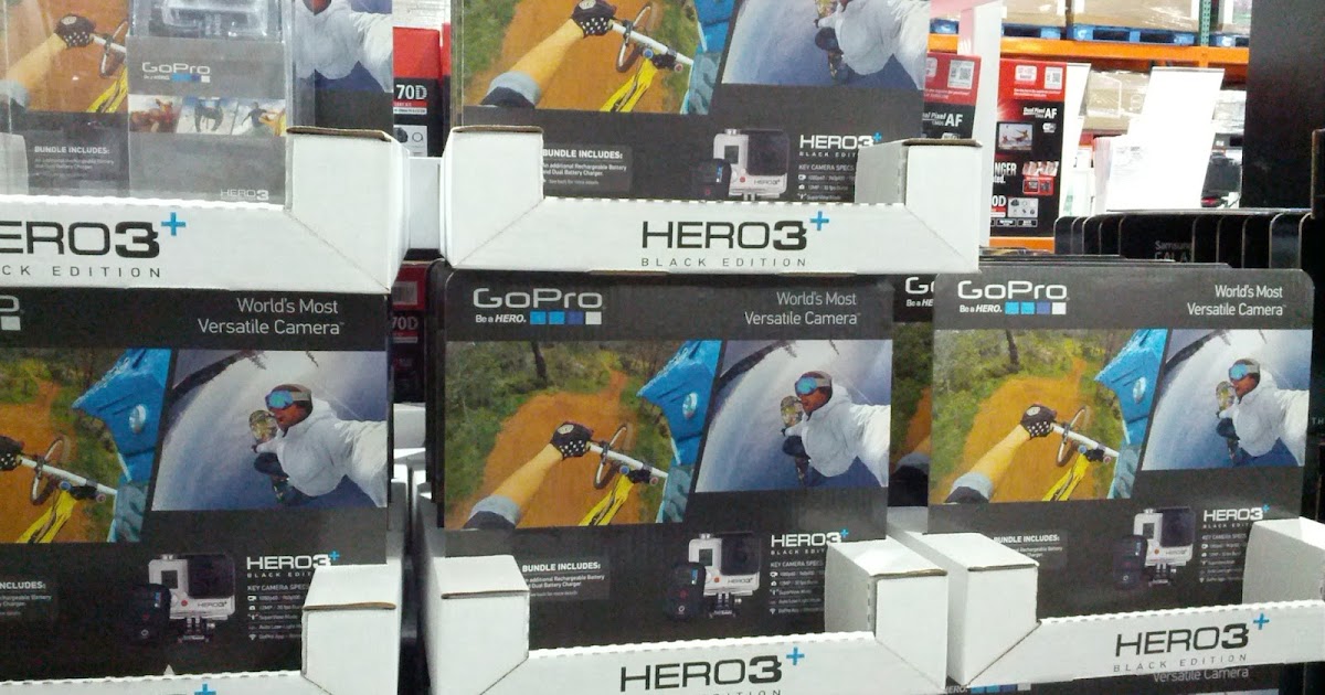 GoPro Hero3+ Black Edition Camera Bundle Costco Weekender