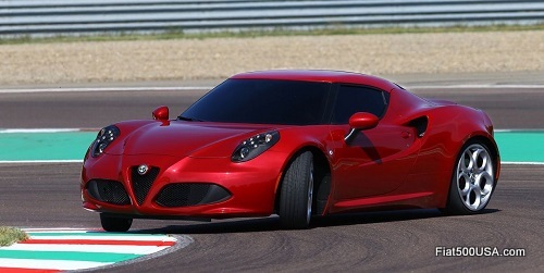 Alfa Romeo 4C drift