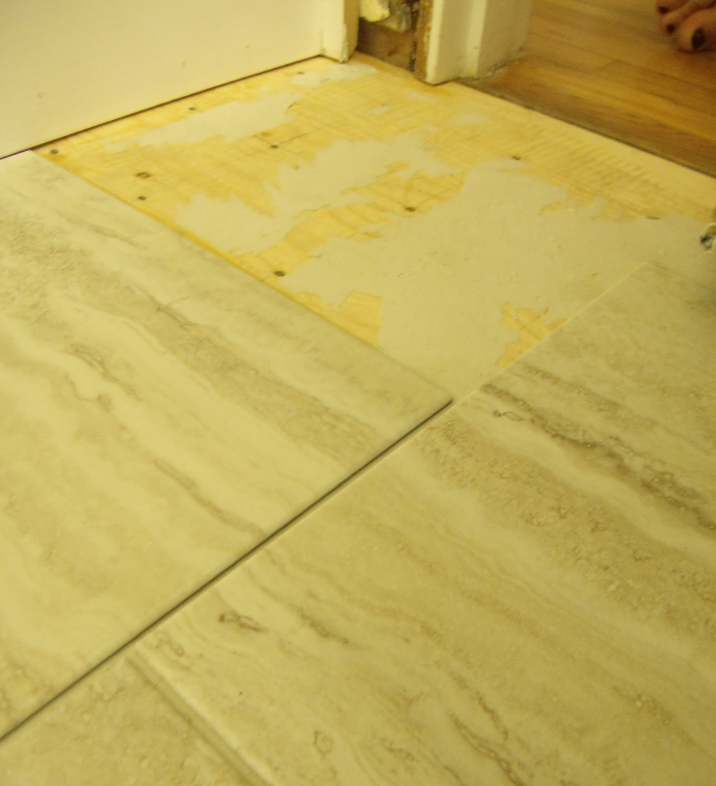 Staggered Tile Floor