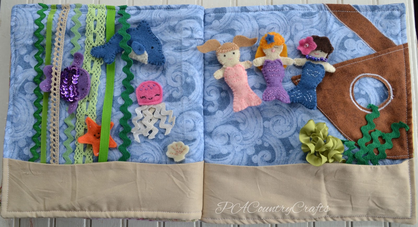 mermaid friends quiet book page mermaid friends quiet book page