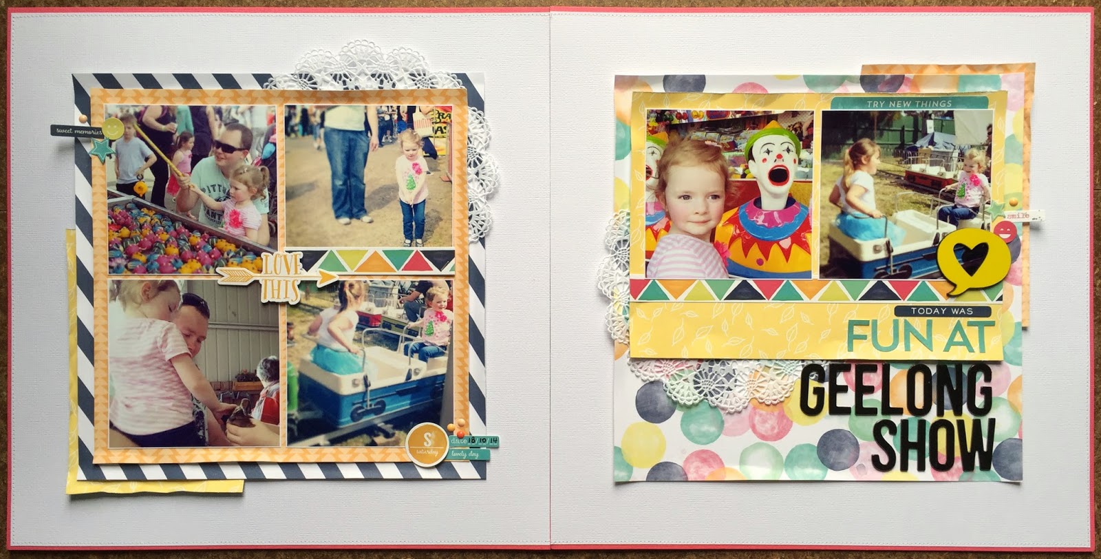 Gettin her craft on... Fun at Geelong Show