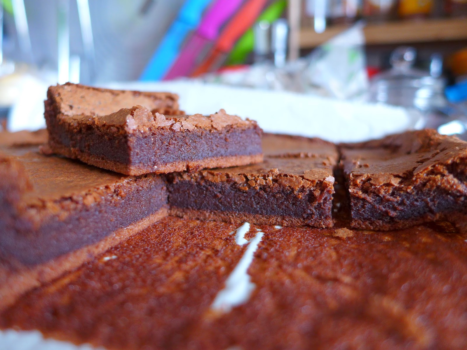 Yum Yum Yu Easiest brownies ever.