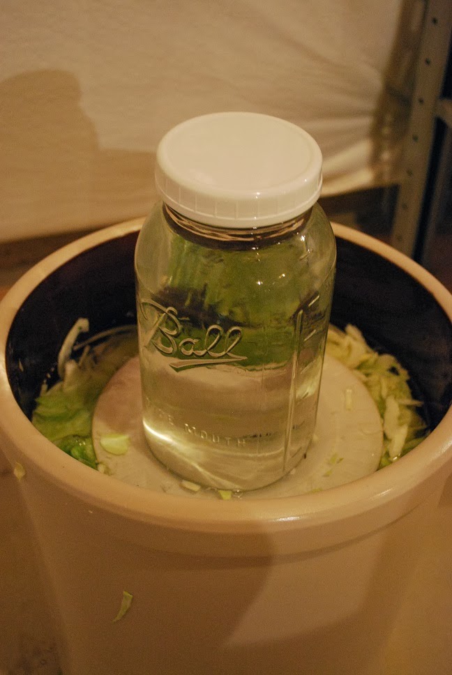 Just the Right Size Making New Year's Sauerkraut