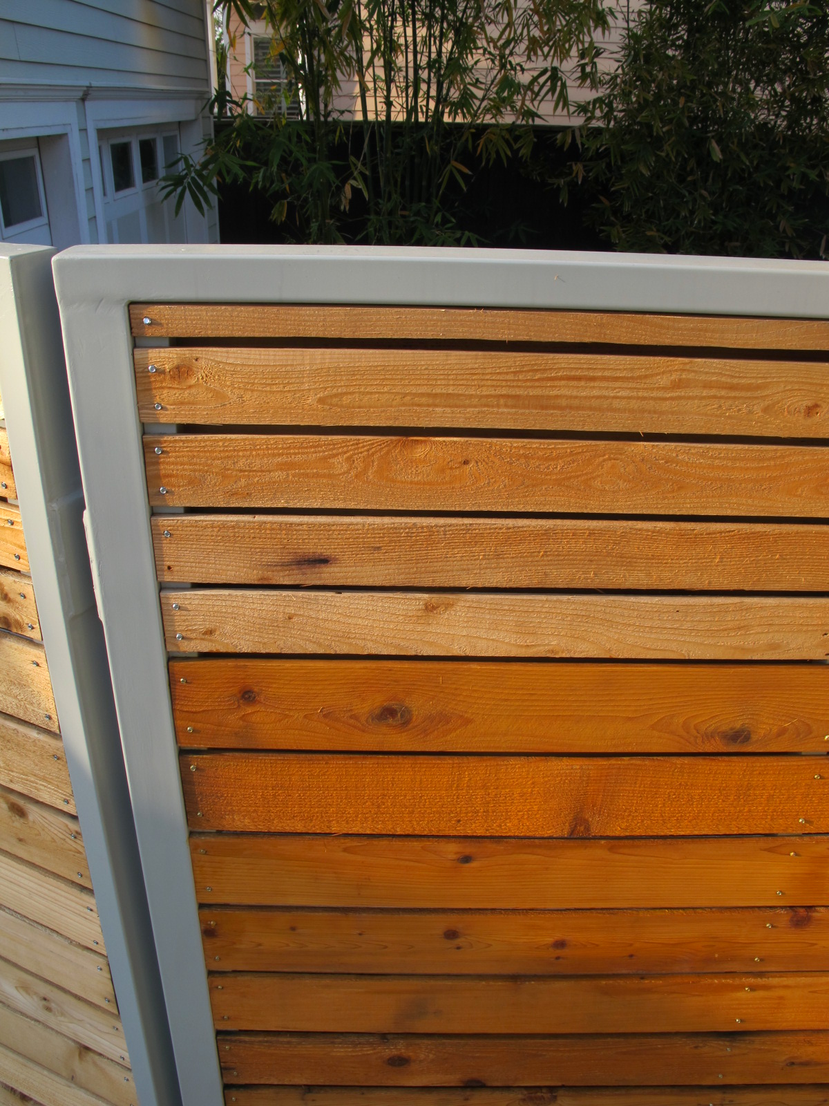 Christie Chase 600...sealing cedar fence