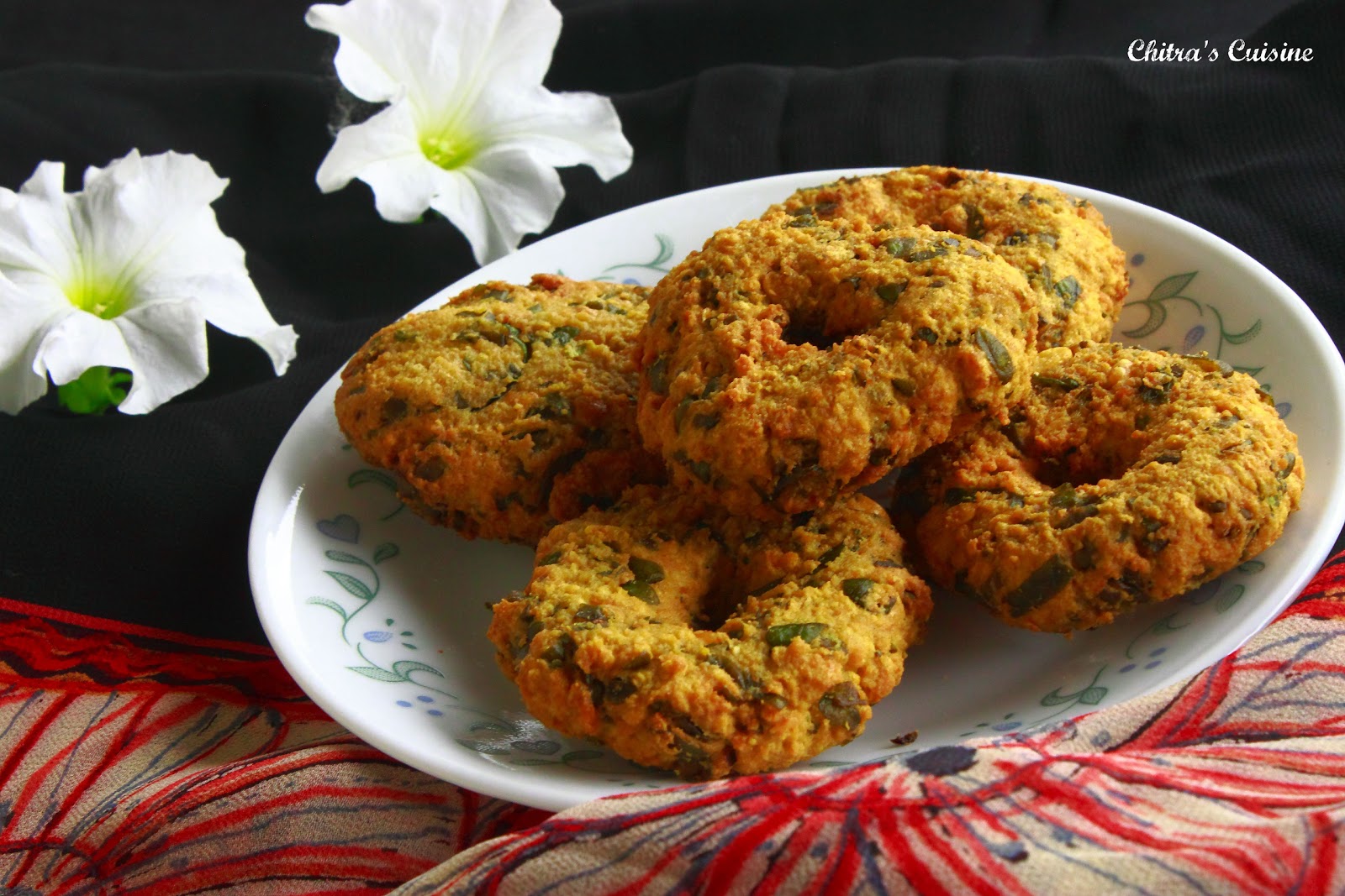 Chitra's Cuisine Spinach/Keerai Vadai