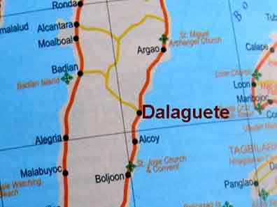 Mantalongon Dalaguete Cebu Map My Hometown In Dalaguete: 2013