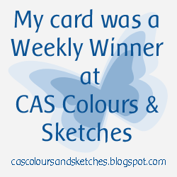 Weekly Winner CAS Colours and Sketches