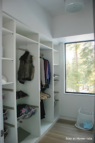 Ikea Pax system built into a closet