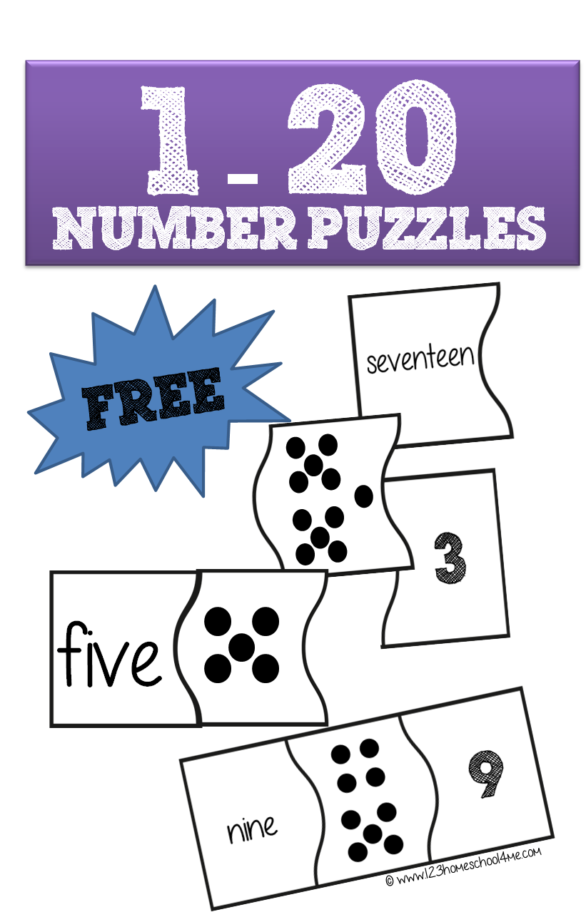 Uncategorized Puzzles For Kindergarten 1 20 number puzzles free numbers are a fun way for preschool and kindergarten to practice