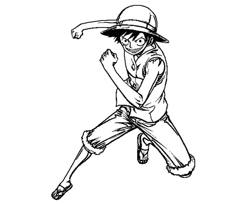 Modest One Piece Coloring Pages Monkey D Luffy Pinterest - One